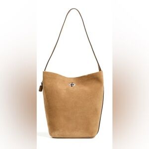 Tory Burch SUEDE SLIM BUCKET BAG
